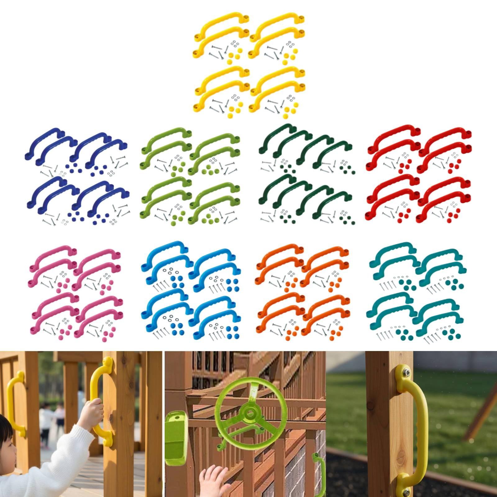 ที่จับปีนป่าย 8 ชิ้น ของขวัญสำ - Kids Outdoor Climbing Frame บทวิจารณ์และราคา