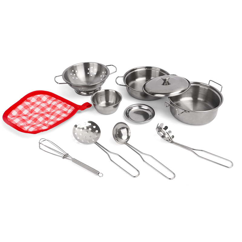 ชุดของเล่นครัวสแตนเลสสำหรับเด็ - Kids Outdoor Kitchen Accessories บทวิจารณ์และราคา