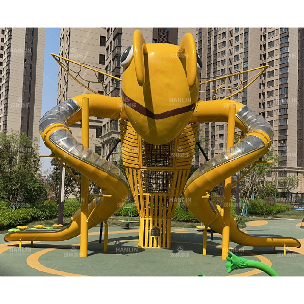 เครื่องเล่นสไลเดอร์ขนาดใหญ่รูป - Kids Outdoor Climbing Frame บทวิจารณ์และราคา