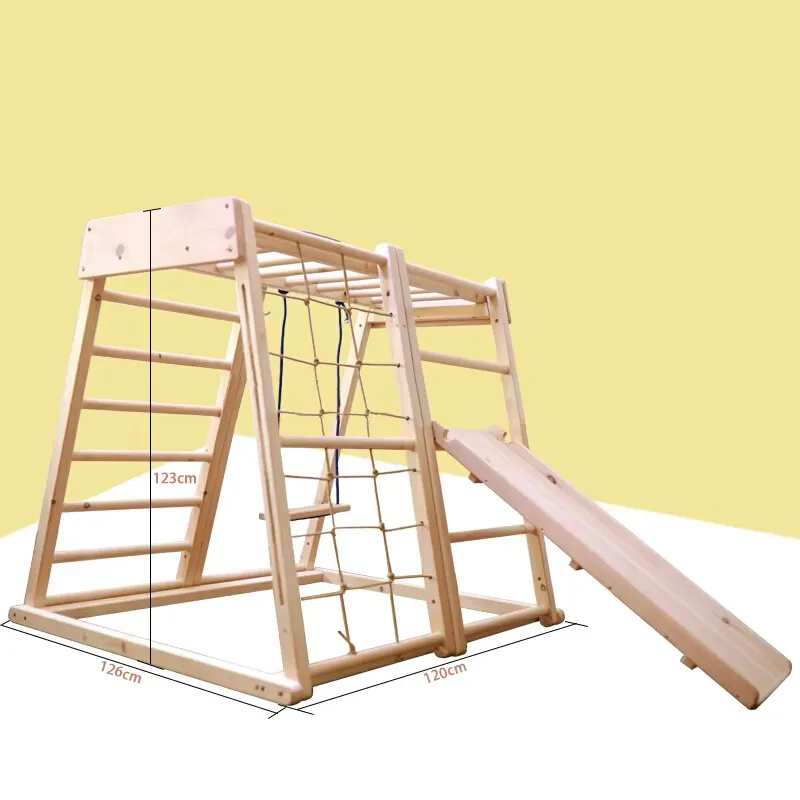 ชุดปีนป่ายไม้สำหรับเด็กแบบมอนเ - Kids Outdoor Furniture Set บทวิจารณ์และราคา